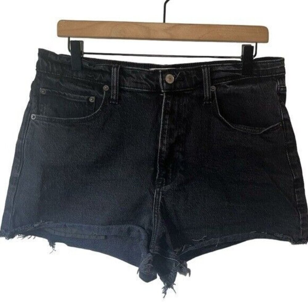 Abercrombie & Fitch Black Jean Shorts